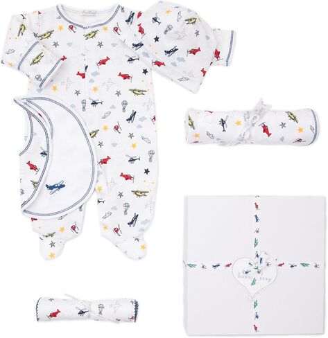kissy kissy Baby Boys' Aviators 5-piece Gift Set W/Gift Box in Saudi Arabia