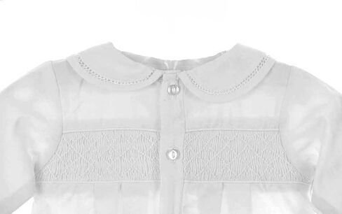 Petit Ami Unisex White Smocked Newborn Sacque and Hat Set NWT Newborn in Kuwait