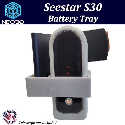 صينية بطارية Seestar S30/S30 Pro مع توهج في الظلام، صينية ملحقات، ZWO، (S30TrayGlowWhite) in Kuwait