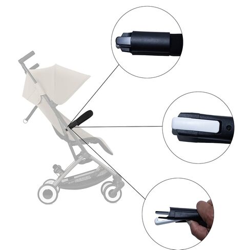 شريط ممتص الصدمات الأمامي لعربة الأطفال متوافق مع عربة الأطفال Cybex Libelle وعربة الأطفال Orfeo in Kuwait