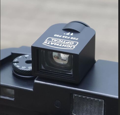 LightMate OV-X2 Optical Viewfinder with 28/35/50mm Bright frameline,Compatible with Leica M Serials Rangefinder Camera,Ricoh GR Serials,Panasonic S9,Black in Kuwait