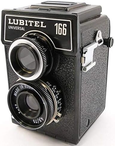 كاميرا LUBITEL-166 Universal TLR متوسطة الحجم - عدسة مزدوجة كلاسيكية منعكسة من اتحاد الجمهوريات الاشتراكية السوفياتية | 6×6 على 120 فيلم | يدوي كلاسيكي بالكامل (متجدد) in Kuwait