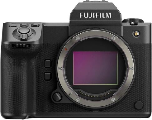 كاميرا GFX 100 II متوسطة الحجم بدون مرآة، حزمة مع ميكروفون مكثف TASC300، حامل ثلاثي الأخطبوط MT-11، فلاش صغير iM30، حقيبة كتف ومجموعة تنظيف in Kuwait