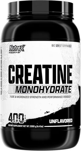 Nutrex Research Creatine Monohydrate Powder Unflavored | 5G Micronized Creatine Powder Per Serving | 60 Servings in Kuwait