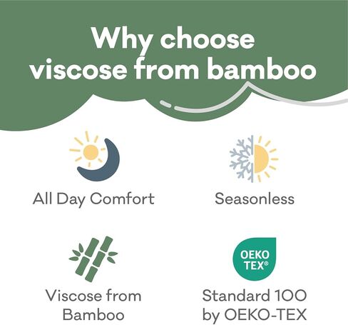 pureborn Baby Viscose from Bamboo Pajama Set Toddler Boys Sleepwear 12M-8Y | Short sleeve, cooling fabric, snug fit, buttery soft, gentle skin touch, stretch, breathable lightweight, silky smooth in Saudi Arabia