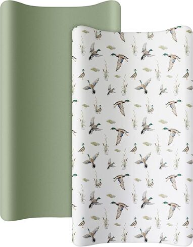 Changing Pad Covers for Boy Girl Mallard Duck Baby Nursery Stuff Soft Baby Hunting Themed Diaper Changing Pad Sheets Change Cover in Saudi Arabia