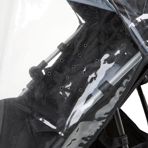 Ingenuity 3D Mini Stroller Rain Cover, Baby Weather Shield for Rain, Wind & Snow, Fits 3D Mini Strollers, Vented Airflow, Clear Visibility, Easy Install & Storage – Clear in Saudi Arabia