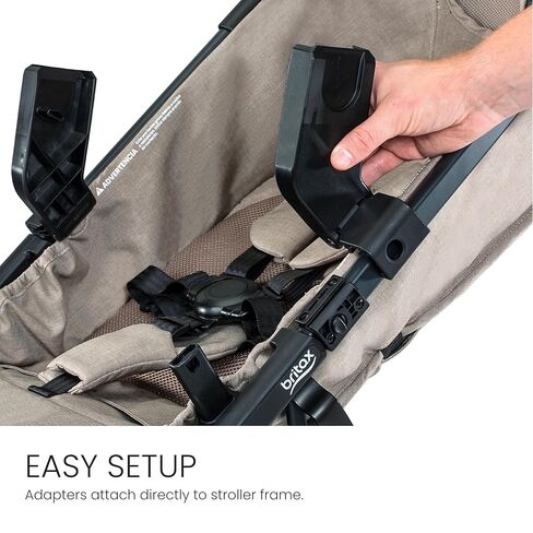 Britax Juniper+ Infant Car Seat Adapters for Select Britax, Maxi-Cosi, Cybex, & Nuna Seats, Compatible with Juniper+ Stroller in Kuwait