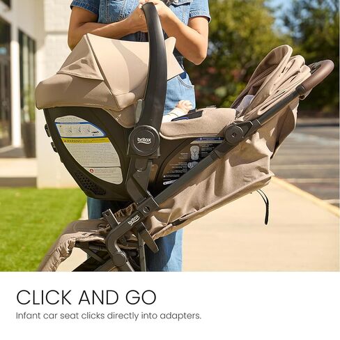 Britax Juniper+ Infant Car Seat Adapters for Select Britax, Maxi-Cosi, Cybex, & Nuna Seats, Compatible with Juniper+ Stroller in Kuwait