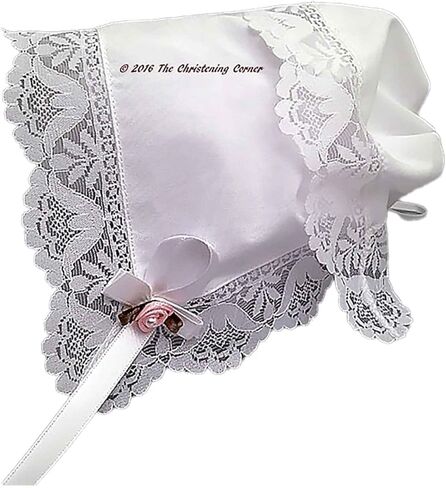 Garden Party Lace Keepsake Handkerchief Bonnet in Kuwait
