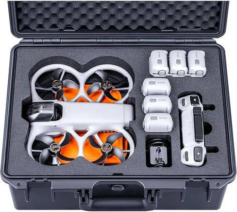 جراب Lykus Titan AT300 مقاوم للماء لهاتف DJI Avata 360، RC2/RC-N3، يناسب ما يصل إلى 7 بطاريات وملحقات في Fly More Combo [الجراب فقط] in Kuwait