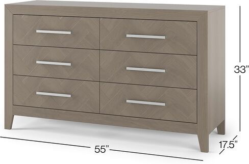 Child Craft Kieran Crib and Dresser Nursery Set, 2-Piece, Includes 3-in-1 Convertible Crib and 3-Drawer Dresser, Grows with Your Baby (Crescent Gray) in Kuwait