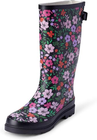 Amazon Essentials Women's Waterproof Tall Rain Boot with Adjustable Buckle in Saudi Arabia