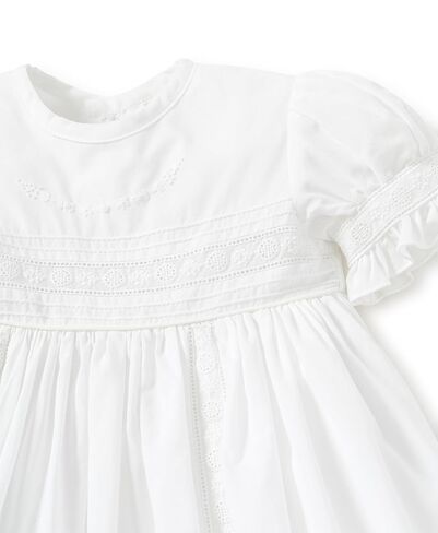 kissy kissy Baby Girls Nicole Christening Baptism Gown & Hat Set, White, 12-18 Months in Saudi Arabia