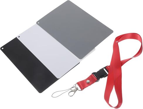 18degree Portable for Photography Exposure White Balance Reference Card with Sides for DSLR and Video Calibration in Kuwait