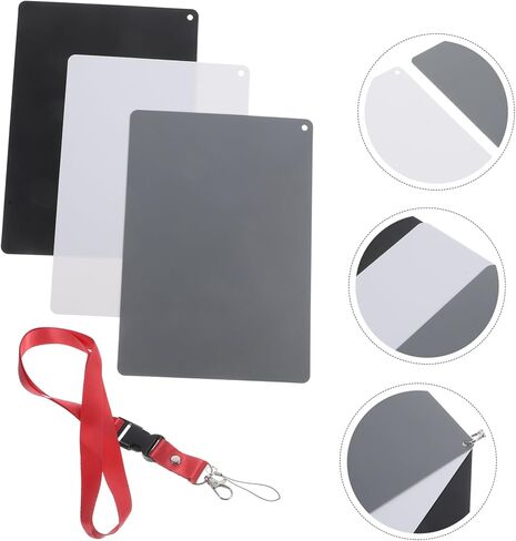 18degree Portable for Photography Exposure White Balance Reference Card with Sides for DSLR and Video Calibration in Kuwait