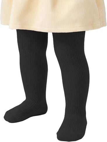 Century Star Cable Knit Tights for Baby Girls Toddler Newborn Infant Seamless Leggings Stretch Waist School Daily Wear 0-4T in Kuwait