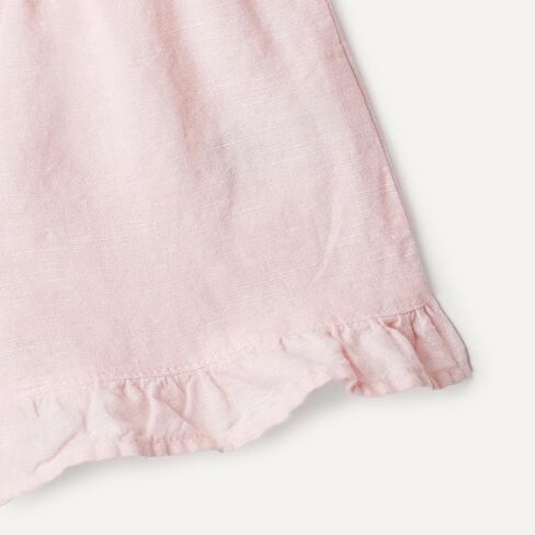 Amazon Essentials x Sofia Grainge Toddlers and Baby Girls' Cotton Linen Sleeveless Top & Shorts Set with Ruffles in Saudi Arabia