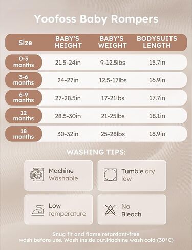 Yoofoss Baby Boy Romper 0-18 Months 100% Organic Cotton Newborn Summer Clothes Short Sleeve Baby Outfit Soft Breathbale in Saudi Arabia