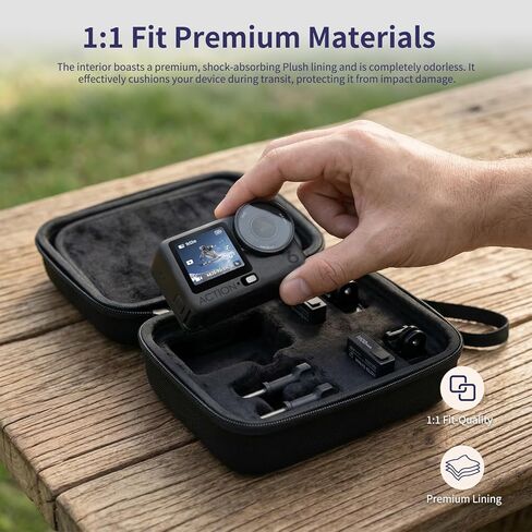 Action 6 Storage Case for DJI Osmo Action 6 Camera Accessories Protective Carrying Case for Travel Outdoor Vlogging in Kuwait