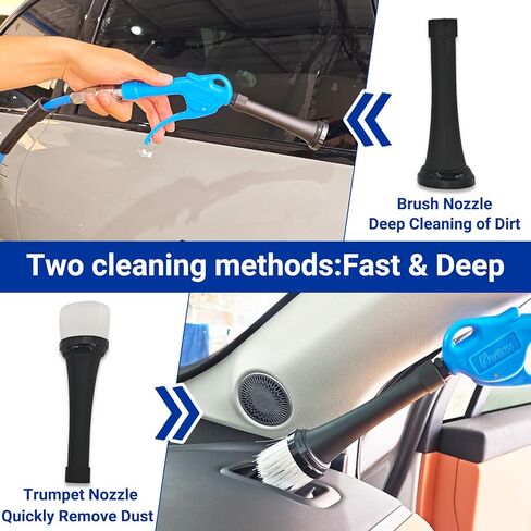 NVIXS Detailing Car Cleaning Gun Interior Dryer Air Blow Gun, High Pressure Blower Gun, Car Detailing Tools for Quickly Blowing Out Dirt and DustWorking with Air in Kuwait