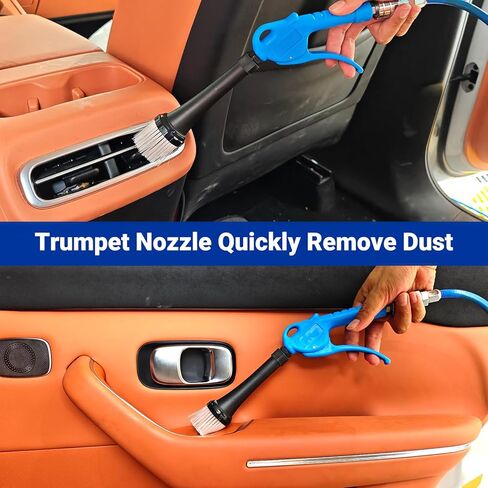 NVIXS Detailing Car Cleaning Gun Interior Dryer Air Blow Gun, High Pressure Blower Gun, Car Detailing Tools for Quickly Blowing Out Dirt and DustWorking with Air in Kuwait
