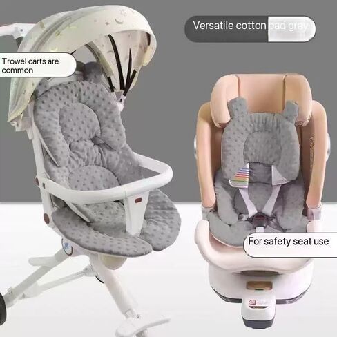 Child Carriage Pad，Universal Soft Baby Car Seat Insert Pad，Mesh Liner for Stroller ，Car Seat, High Chair, Bassinet(Randomly Gifted with a Drool Towel as a Gift for The Baby) (Pink) in Saudi Arabia