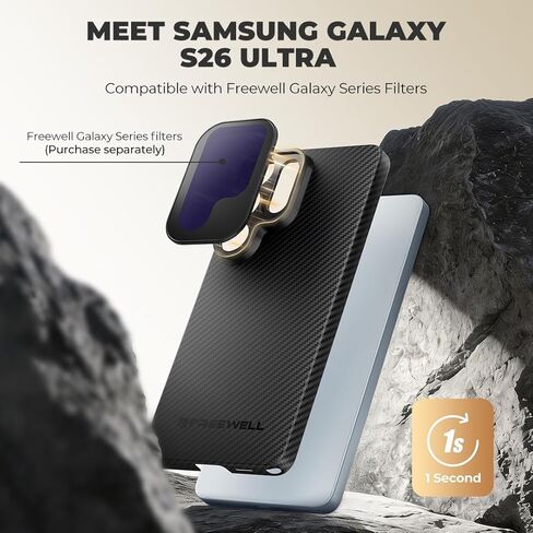 حافظة FREEWELL Pro Filmmaker مجموعة فلاتر ND متوافقة مع فتحة عدسة Samsung Galaxy S26 Ultra- 17 مم in Kuwait