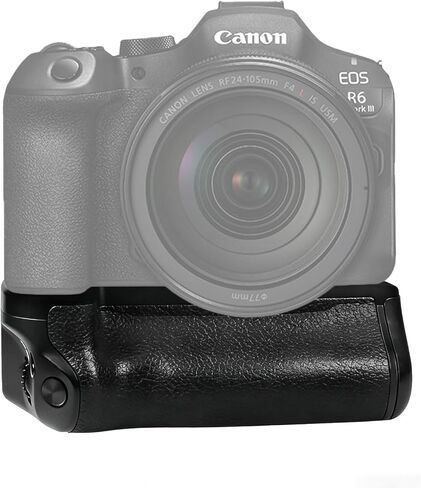 مقبض بطارية R5 Mark II يحل محل BG-R20، متوافق مع كاميرات Canon EOS R6 Mark III /R6 Mark II /R5 Mark II، يمكن أن يستوعب بطاريتين ليثيوم أيون LP-E6/N/NH قابلة لإعادة الشحن للتصوير طويل الأمد. in Kuwait