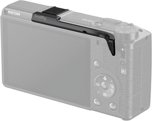قبضة إبهام صغيرة مع غطاء الحذاء الساخن لـ RICOH GR IV (أسود) - 5688 in Kuwait