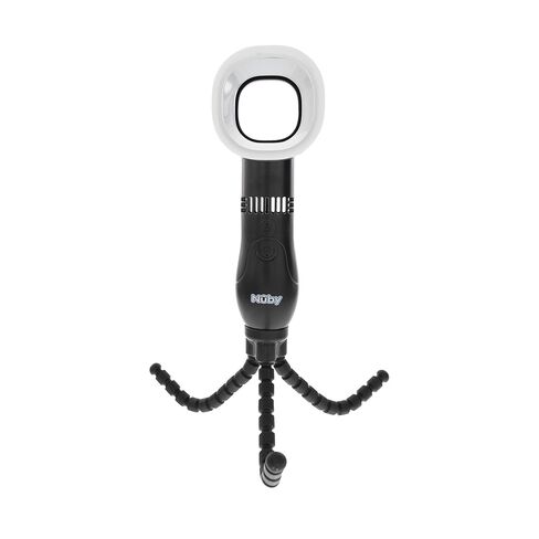 Nuby Bladeless Stroller Fan with Adjustable Legs - 3-Speed Portable Fan for Car Seats and Play Yards - Stroller Accessories - Safe Design for Little Fingers - Black in Kuwait