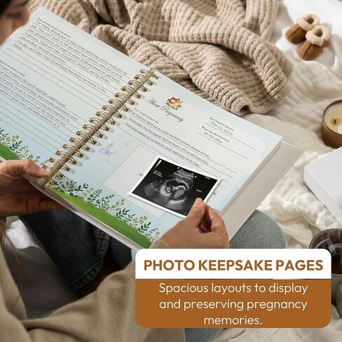 كتاب ذاكرة الأطفال Keepsake للأولاد والبنات - مجلة كتاب الطفل لأول 5 سنوات مع ألبوم صور - مجموعة سجل القصاصات للمعالم الرئيسية، هدايا محايدة للجنسين in Kuwait