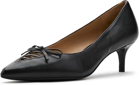 Lauren Ralph Lauren Adrienne Lace-Up Nappa Leather Pumps in Kuwait