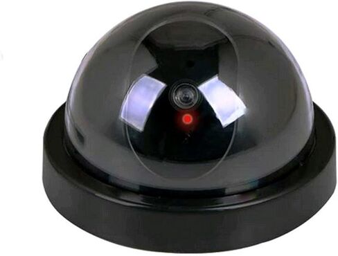 محاكاة كاميرا وهمية، قبة CCTV للمراقبة الأمنية، داخلي وخارجي مع ضوء LED لمحاكاة الأمان in Kuwait