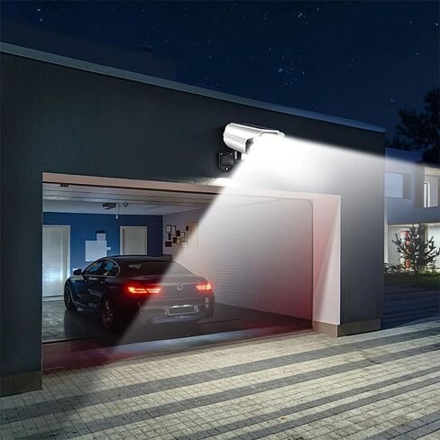 New Solar Wall lamp 77 LED Sensor Security Simulation Camera IP65 Waterproof Light with Three Modes Suitable for Courtyard Lamp in Kuwait