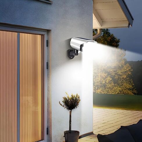 New Solar Wall lamp 77 LED Sensor Security Simulation Camera IP65 Waterproof Light with Three Modes Suitable for Courtyard Lamp in Kuwait