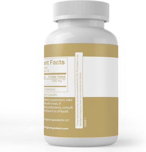 Pure Original Ingredients Garlic Capsules, (100 Capsules) Always Pure, No Additives Or Fillers, Lab Verified in Saudi Arabia