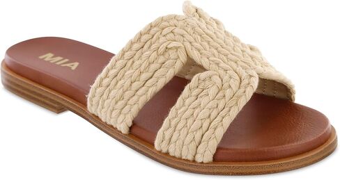 MIA Women's Poet Braided Flat Slide Sandals in Saudi Arabia