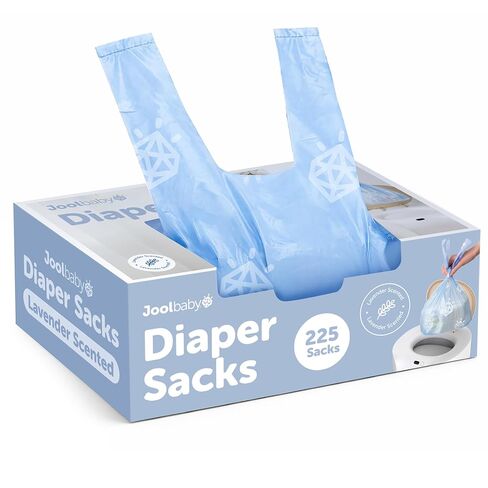 Jool Baby Diaper Disposable Bags (225 Count) - Lavender-Scented, Easy to Tie – Great for At Home & On the Go in Saudi Arabia