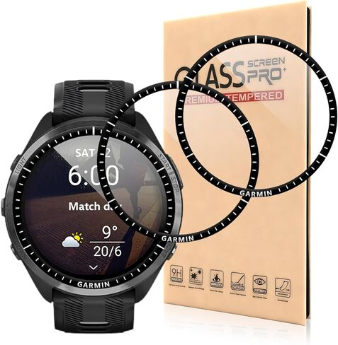 Liuyuxi 4-Pack compatible with Garmin Forerunner 965 Screen Protector, Ultra-thin High Definition Flexible PMMA Watch Film -Not Tempered Glass,Anti-scratch,Bubble-free. in Saudi Arabia