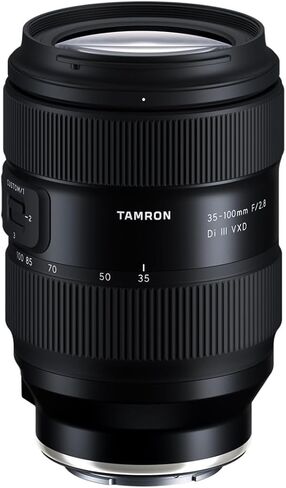 عدسة تكبير تامرون 35-100 ملم F/2.8 Di III VXD لكاميرا Sony E-Mount (أسود) in Kuwait