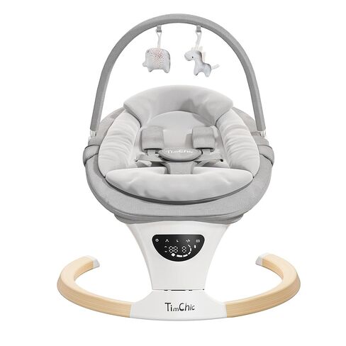 Baby Swings for Infants, Portable Infant Swing with 5-Speeds, 3-Adjustable Height, 3 Timer & 12 Lullabies, Mutil-Function Electric Swing for Baby, Indoor & Outdoor Use (Pink) in Kuwait