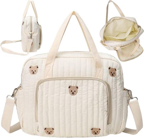 Messenger Diaper Bags, 14x4x11 Inch Large Capacity Baby Bag, Portable Lightweight Diaper Tote with Handle and Strap for Travel, Baby Bags, Messenger Bagss in Kuwait
