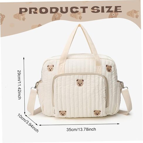 Messenger Diaper Bags, 14x4x11 Inch Large Capacity Baby Bag, Portable Lightweight Diaper Tote with Handle and Strap for Travel, Baby Bags, Messenger Bagss in Kuwait