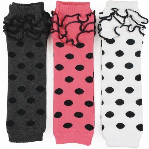 Baby Leg Warmers: Baby Child Toddler Infant Girl Leg Warmers Socks Leggings Polka Dot in Kuwait