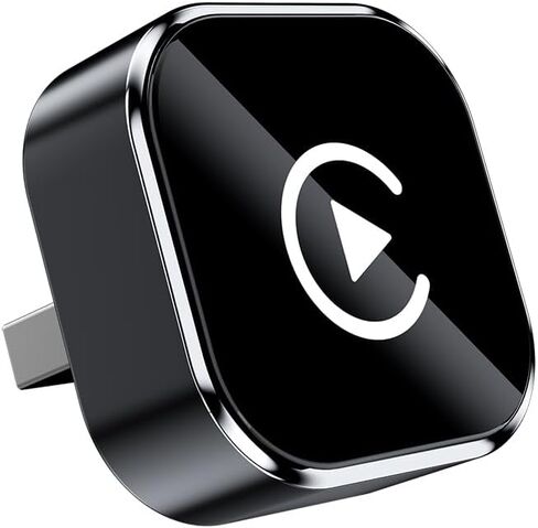 CYBERDRIVE Wireless CarPlay Adapter for iPhone ＆Android Small Size (New Update), Plug and Play, Fast and Stable Connection Wireless Adapter for CarPlay＆Android with USB/USB-C Port (Small Size) in Saudi Arabia