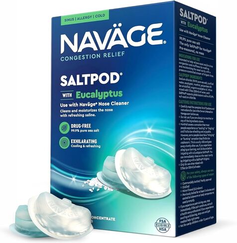 Navage SaltPod Sinus Eucalyptus Capsule 30-Pack (30 SaltPods) in Saudi Arabia