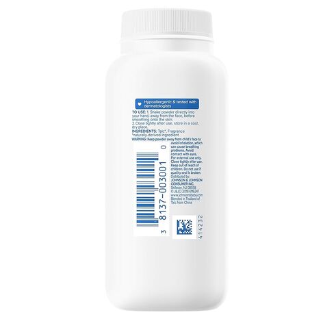 Johnson's Baby Powder, Hypoallergenic and Paraben Free, 1.5 oz in Kuwait
