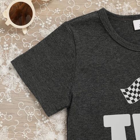 Toddler Boy 2nd Birthday Shirt Short Sleeve Cotton Tee, Two Year Old Birthday Top in Kuwait