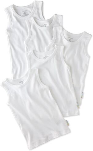 Butterblu Baby Boys' Malone 5-Pack Sleeveless Shirts​ 100% Organic Cotton for Baby Boys in Kuwait